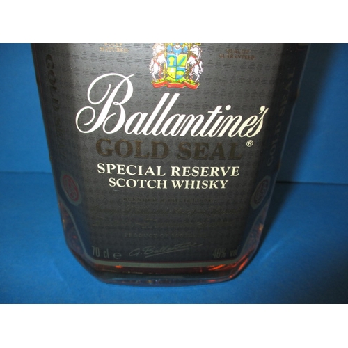 149 - A 70cl bottle of Ballantines special reserve Scotch whisky, in unopened condition