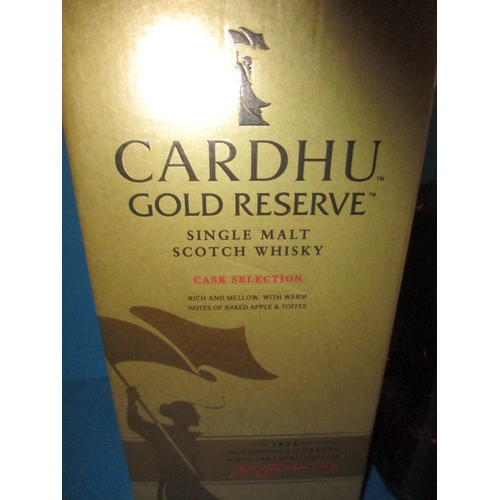 152 - A 70cl bottle of Cardhu Gold Reserve single malt whisky, with original cardboard box