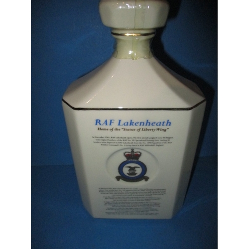 153 - A limited edition fine Scotch whisky, specially for RAF Lakenheath 50th anniversary, 70cl in origina... 