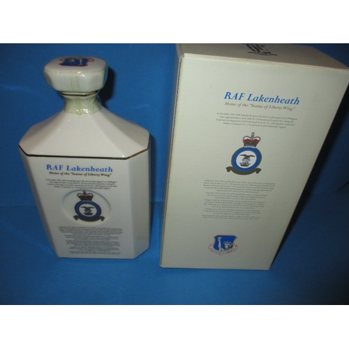 153 - A limited edition fine Scotch whisky, specially for RAF Lakenheath 50th anniversary, 70cl in origina... 