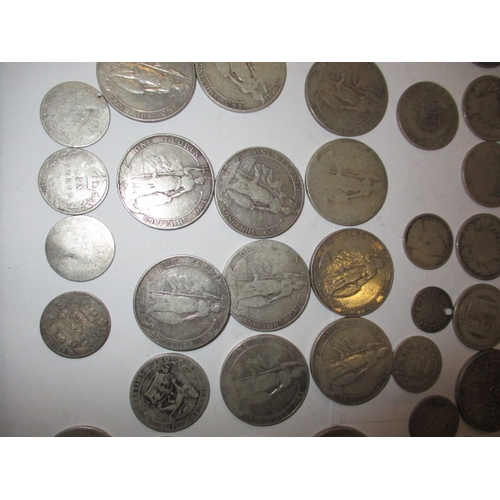 68 - A large parcel of pre-decimal silver coins, various dates and denominations, all in circulated condi... 