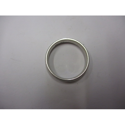 9 - A 950 platinum wedding band, approx. ring size ‘U’ ,approx. weight 8.65g, in useable pre-owned condi... 