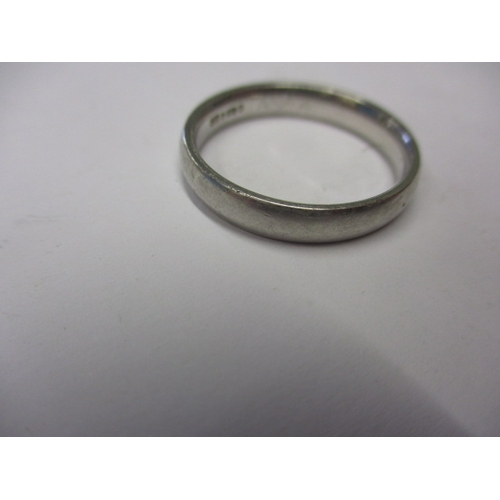 9 - A 950 platinum wedding band, approx. ring size ‘U’ ,approx. weight 8.65g, in useable pre-owned condi... 