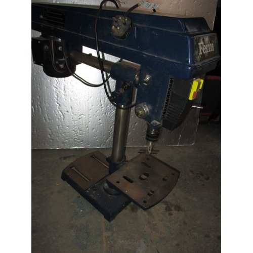 194 - A FERM bench top pillar drill/ drill press, with chuck key, removed from workshop and believed to be... 