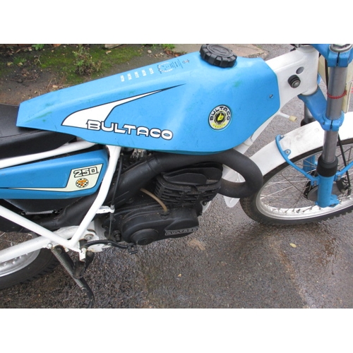 241 - A Bultaco 244cc trials bike, with V5. Sold as a restoration project, last run 4 years ago