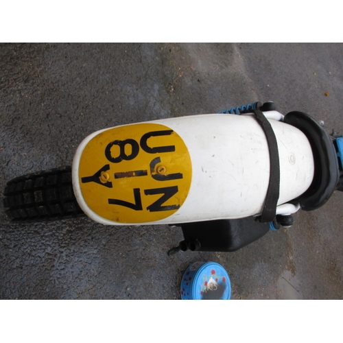 241 - A Bultaco 244cc trials bike, with V5. Sold as a restoration project, last run 4 years ago