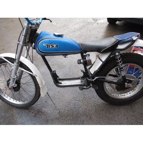 234 - A vintage BSA Bantam trials bike, engine dismantled and needs reassembling, sold as a restoration pr... 