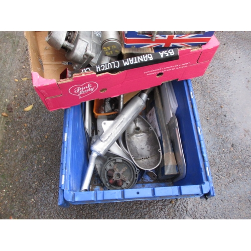 234 - A vintage BSA Bantam trials bike, engine dismantled and needs reassembling, sold as a restoration pr... 