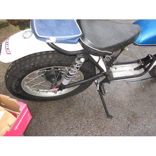 234 - A vintage BSA Bantam trials bike, engine dismantled and needs reassembling, sold as a restoration pr... 