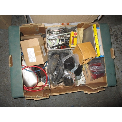 224 - An Enfield motorcycle engine and parts. Dismantled, sold as a restoration project