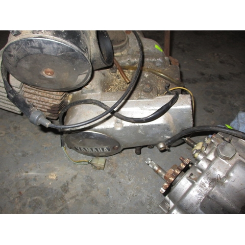 213 - 2 Yamaha motorcycle part engines, restoration project