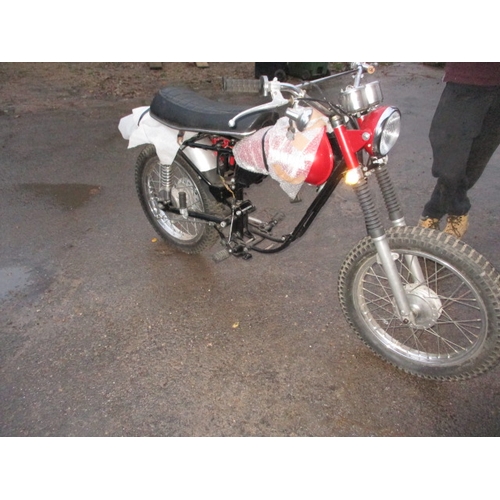 238 - A Yamaha 175 motorcycle, devoid of engine, restoration project