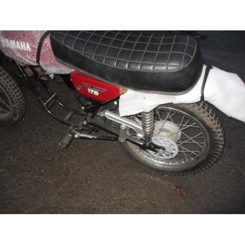 238 - A Yamaha 175 motorcycle, devoid of engine, restoration project