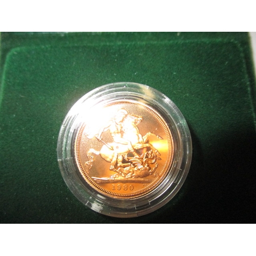 48 - A 1980 Royal Mint proof gold sovereign in original presentation case