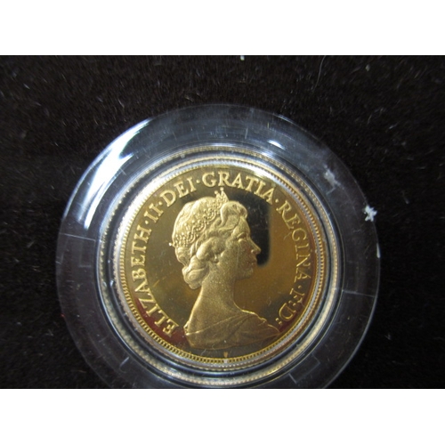 49 - A 1981 Royal Mint proof gold sovereign in original presentation case