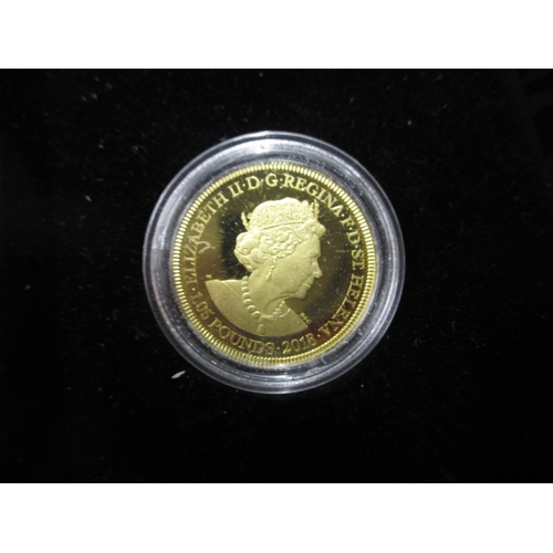 51 - A 2018 proof East India Company gold guinea, approx. weight 8.4g in original presentation case