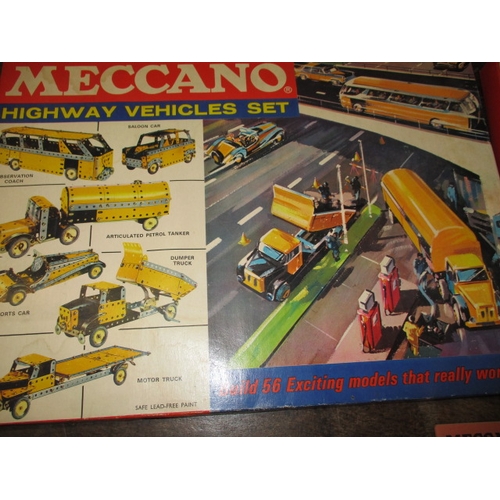 115 - A vintage Meccano boxed Highway vehicles set and an additional 3A conversion set, with instruction b... 