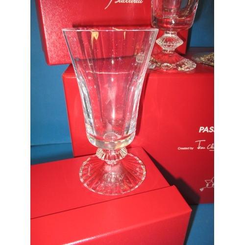 146 - A Baccarat ‘Passion Collection’ decanter and 4 glasses, all unused and in original boxes with papers... 