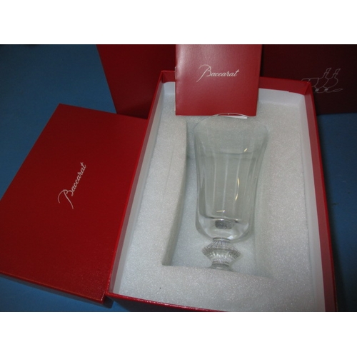 146 - A Baccarat ‘Passion Collection’ decanter and 4 glasses, all unused and in original boxes with papers... 