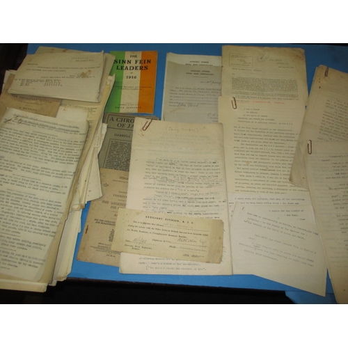 100 - A large parcel of ephemera relating to the Royal Irish Constabulary, most dating to the 1920s, to in... 