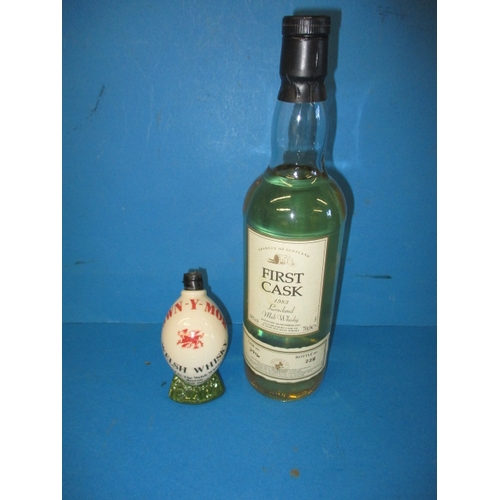 156 - A 70cl bottle of 1983 First Cask Lowland Malt Whisky, cask number 2916, bottle number 228, settled l... 