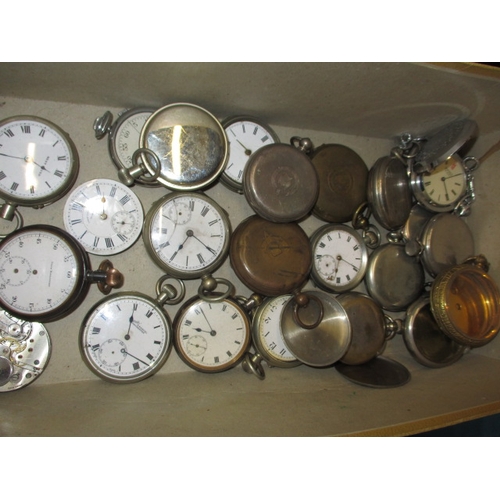 78 - A very large quantity of vintage pocket watches, various dates and condition, none tested as to func... 