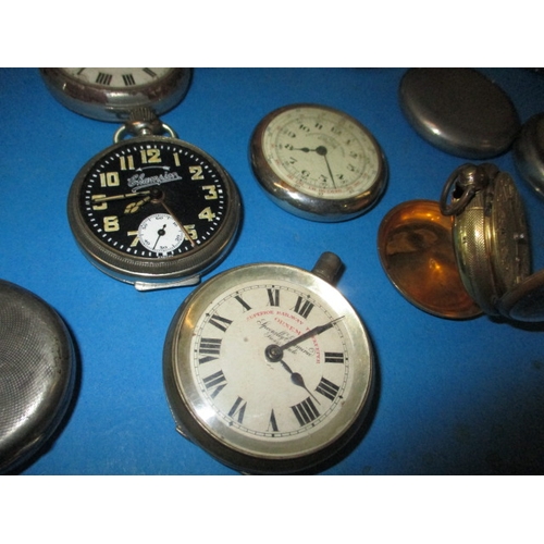 78 - A very large quantity of vintage pocket watches, various dates and condition, none tested as to func... 