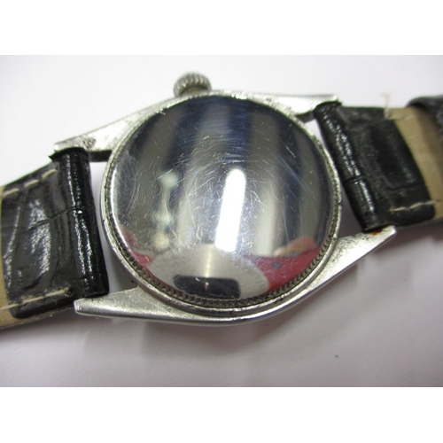 29 - A 1953 Rolex Oyster Speed-king wrist watch, runs when wound, no box or paperwork, replacement strap ... 