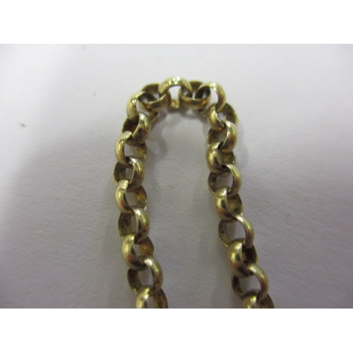 14 - A vintage 9ct yellow gold necklace chain, approx. linear length 48cm, approx. weight 9.5g, in useabl... 