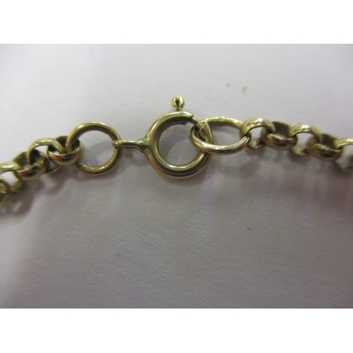 14 - A vintage 9ct yellow gold necklace chain, approx. linear length 48cm, approx. weight 9.5g, in useabl... 