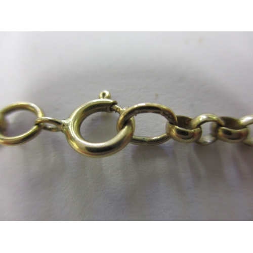 14 - A vintage 9ct yellow gold necklace chain, approx. linear length 48cm, approx. weight 9.5g, in useabl... 