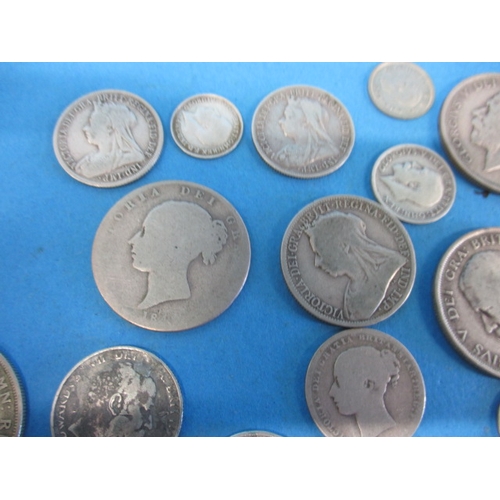 59 - A parcel of pre-1920 silver coins, approx. parcel weight 256g, all in circulated condition various g... 