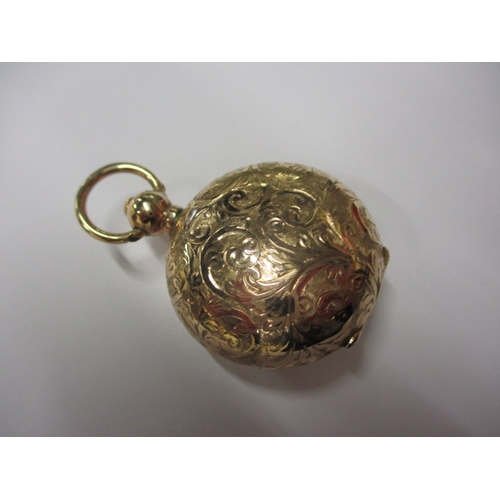 117 - A vintage 9ct gold sovereign holder, in good useable pre-owned condition, approx. gross weight 12.4g