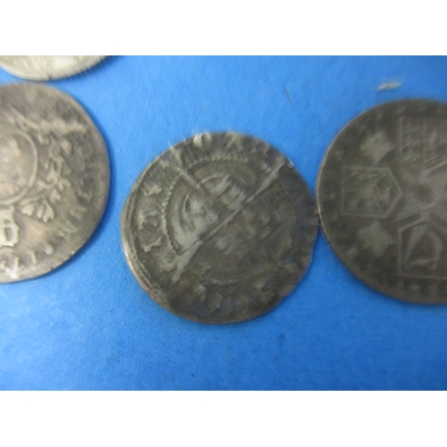 215 - A large quantity of pre-decimal coins, to include silver and part silver examples and a Henry VIII q... 