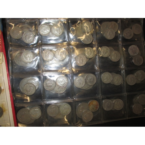 216 - A parcel of pre-decimal coins, and some bank notes, all in circulated condition