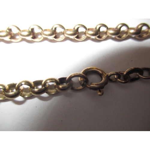 63 - A vintage 9ct yellow gold necklace chain, approx. linear length 56cm, approx. weight 10.1g in useabl... 