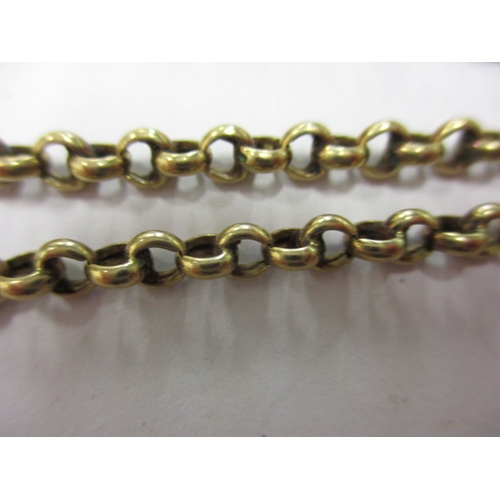 63 - A vintage 9ct yellow gold necklace chain, approx. linear length 56cm, approx. weight 10.1g in useabl... 