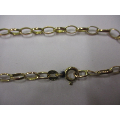 69 - Two 9ct gold necklace chains, approx. gross parcel weight 6.4g in useable pre-owned condition with w... 