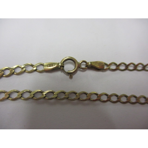 69 - Two 9ct gold necklace chains, approx. gross parcel weight 6.4g in useable pre-owned condition with w... 