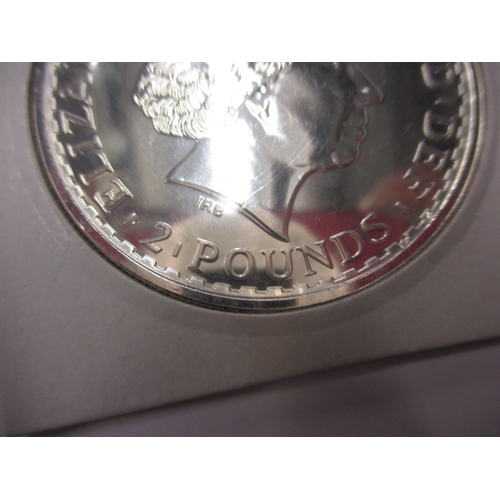 187 - A 2012 silver £2 coin being one ounce of fine silver, in original blister pack