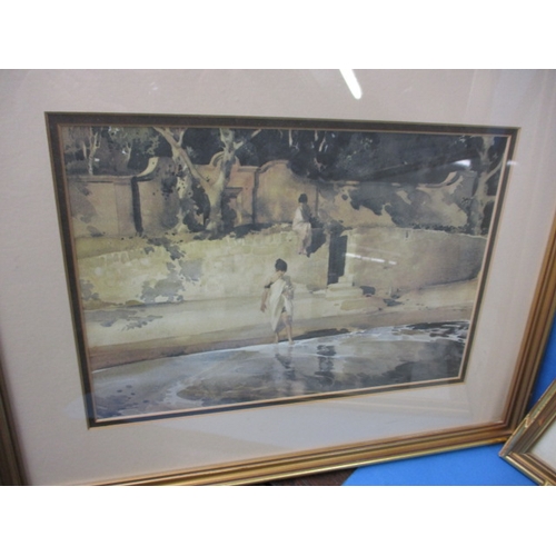 349 - Sir William Russell Flint, four 1980s limited edition prints, each with label verso, approx. frame s... 