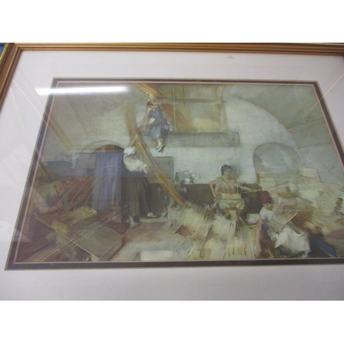 349 - Sir William Russell Flint, four 1980s limited edition prints, each with label verso, approx. frame s... 