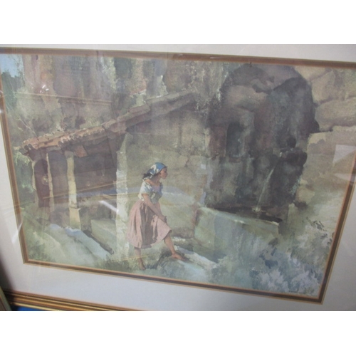 349 - Sir William Russell Flint, four 1980s limited edition prints, each with label verso, approx. frame s... 