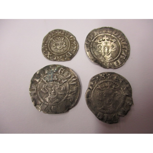 199 - 4 hammered silver coins, all believed to be Edward I, with London, Durham and Canterbury mints, 3 x ... 