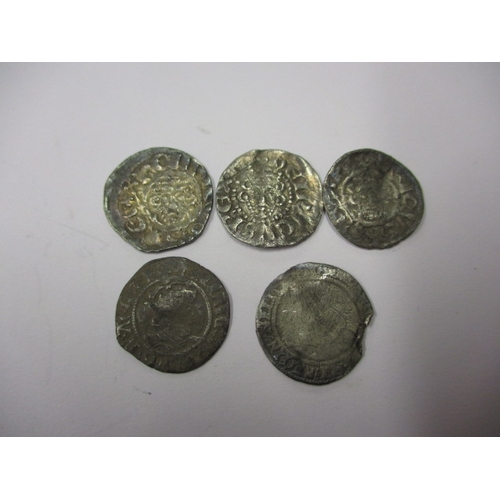 203 - 4 hammered silver coins to include a  Henry III. 1d. Canterbury mint, all in circulated condition, v... 