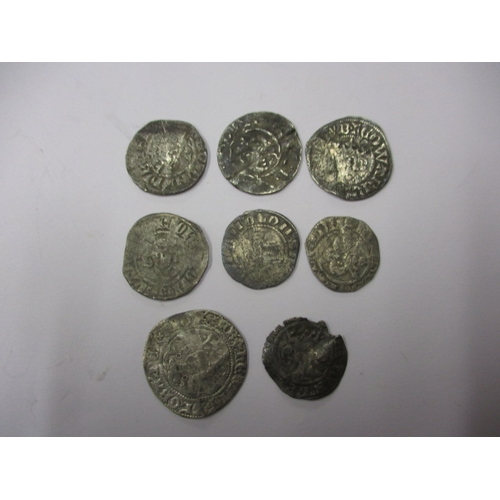 204 - 8 hammered silver coins, to include one short cross example, all in circulated condition, various gr... 