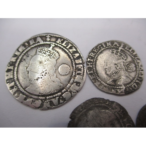 205 - Five, Elizabeth I silver hammered coins, all in well circulated condition