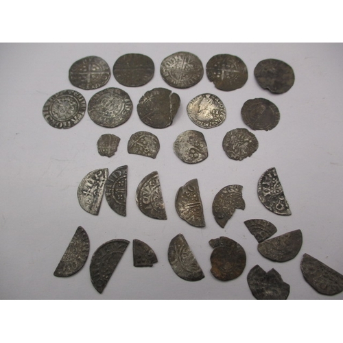 206 - A parcel of silver hammered coins, various condition to include part coins