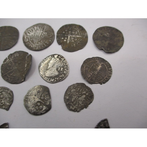 206 - A parcel of silver hammered coins, various condition to include part coins