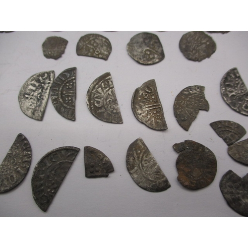 206 - A parcel of silver hammered coins, various condition to include part coins